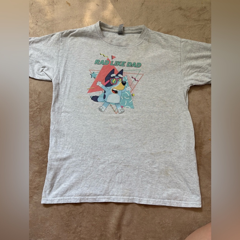 Gildan Kids Gray 'Rad Like Dad' T-Shirt